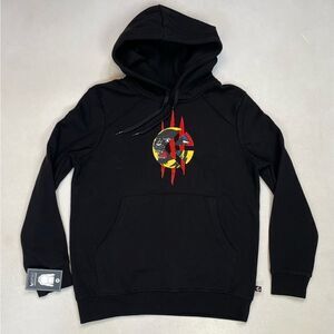 Ethika Panther Logo Graphic Pullover Hoodie Women XS Black NWT